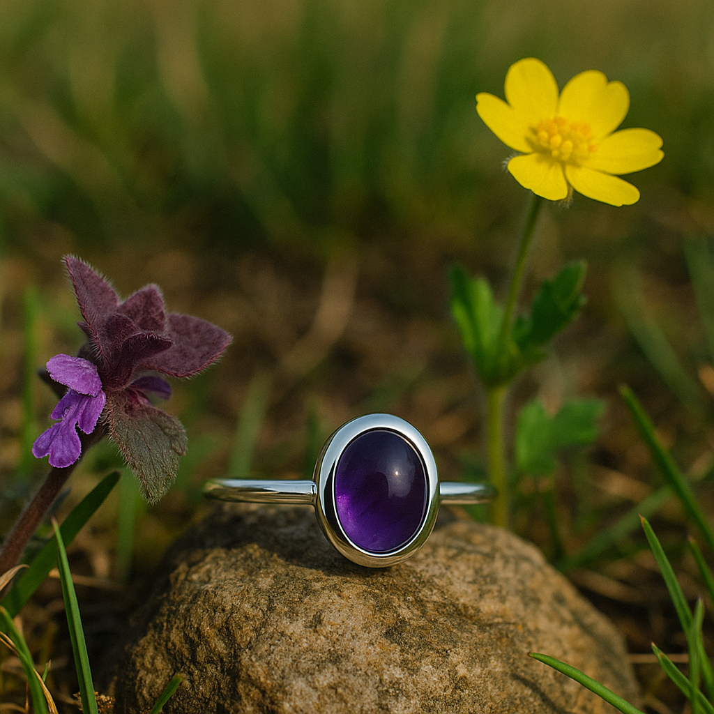Nhẫn Birthstone Bạc 925 – Bộ Sưu Tập 12 Tháng