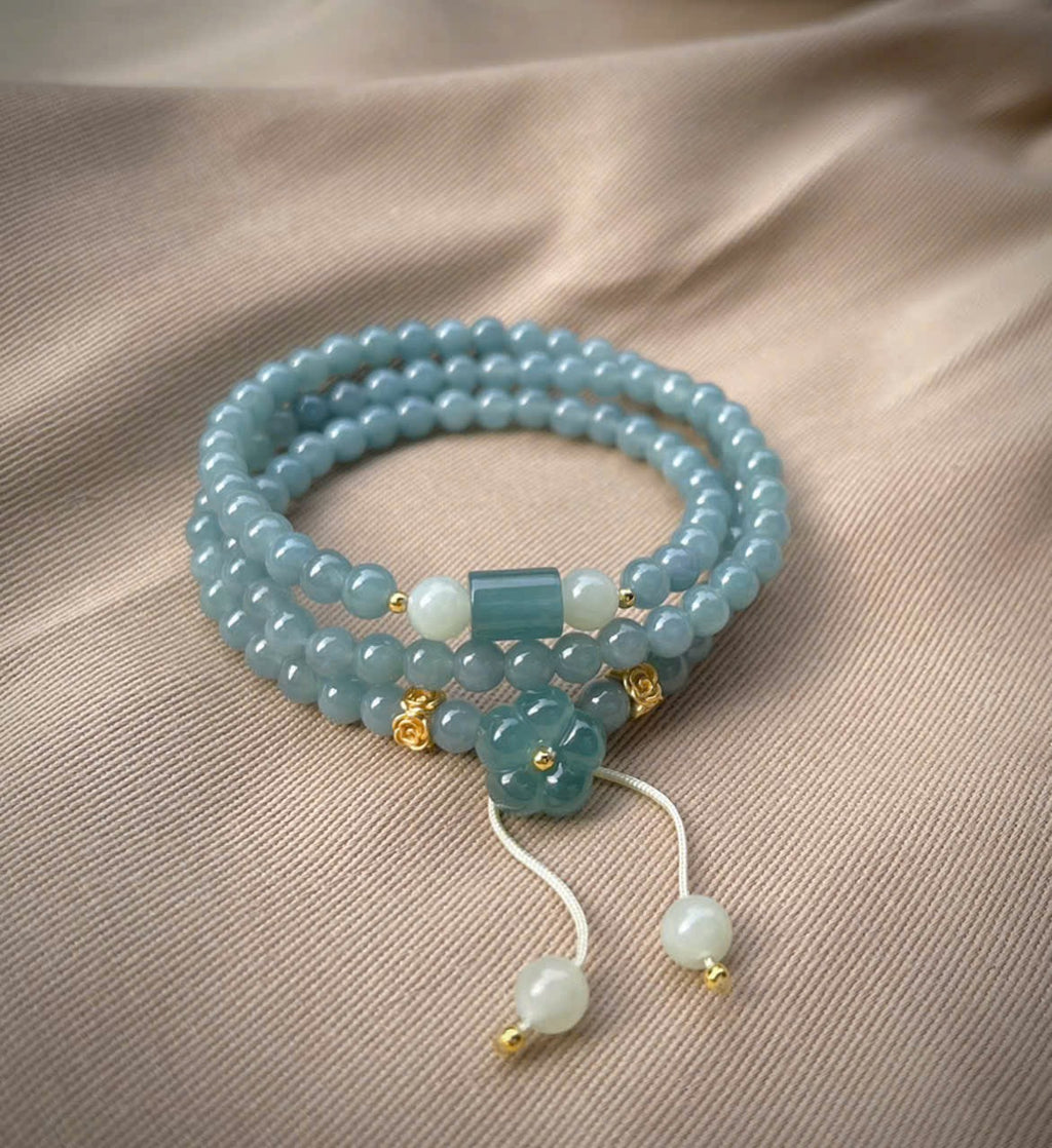 Ngọc Hoà Điền mix charm bạc xi vàng